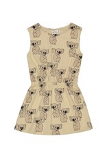 MAINIO CLOTHING Kleid "Grumpy Koala" beigefarben