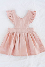 Robe "BELLE" en vieux rose