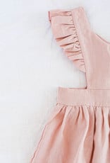 Robe "BELLE" en vieux rose