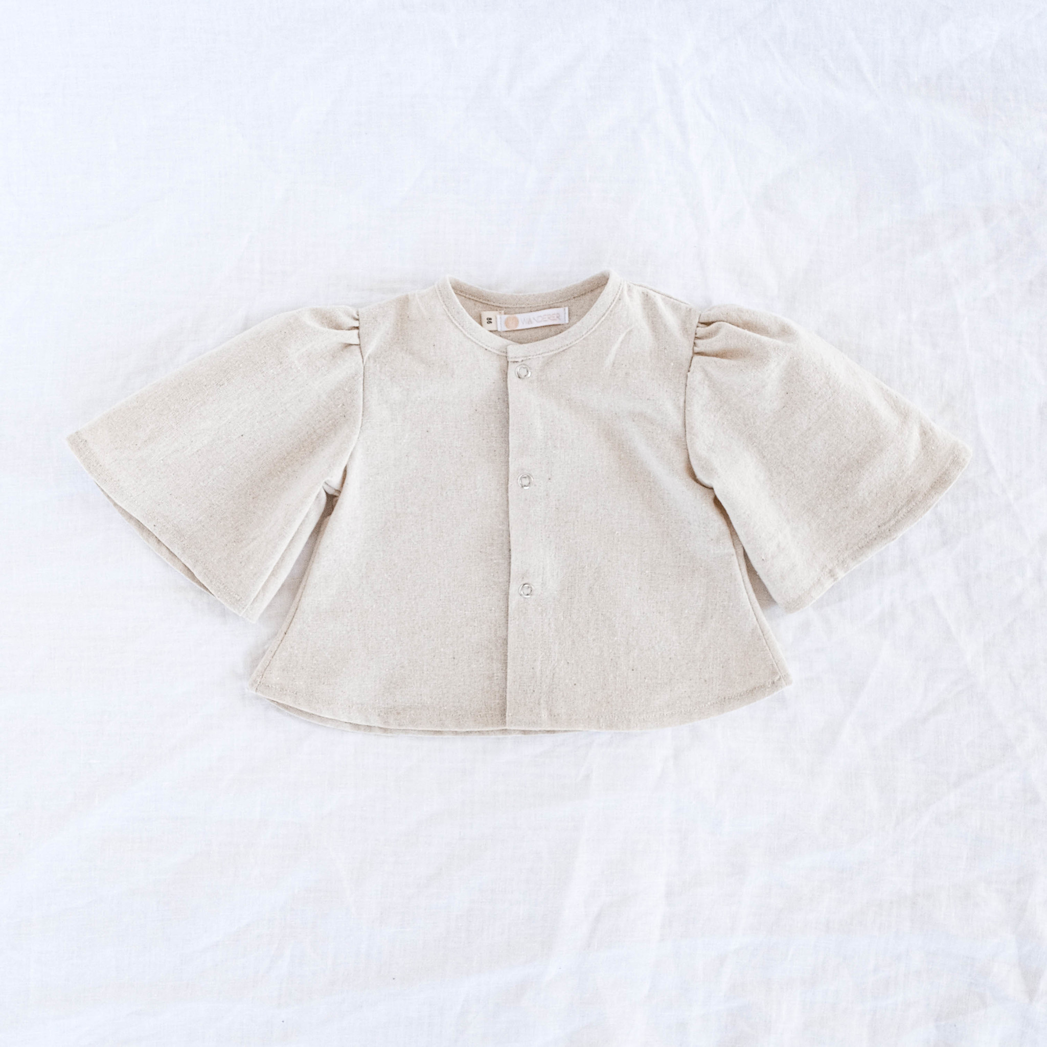 Sleeve blouse "PUFFY" made of linen