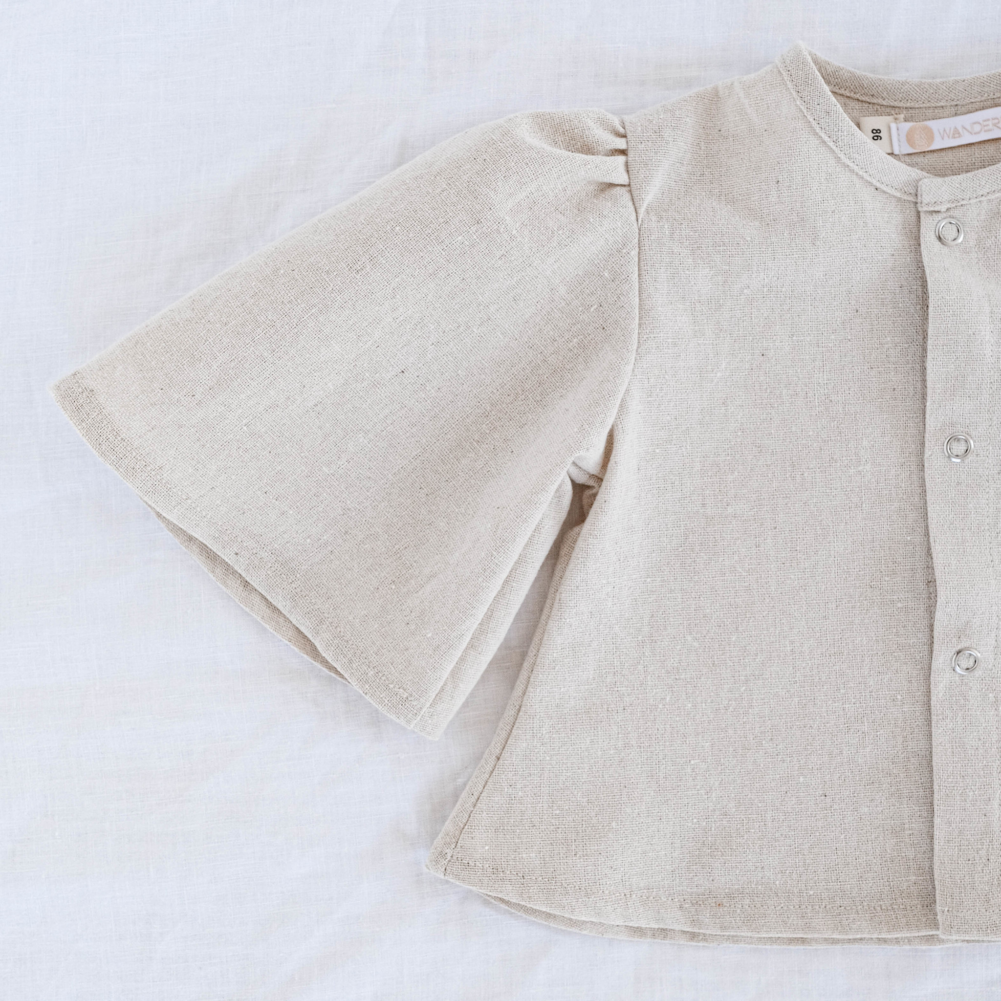 Sleeve blouse "PUFFY" made of linen