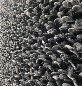 SATUNISU / Woollen textile as a blanket or wall decoration black