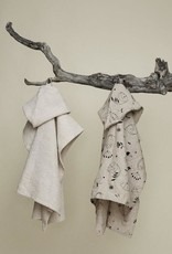HEMPEA  Kinder Hanf Badeponcho "Sleepy forest" 70x65 cm