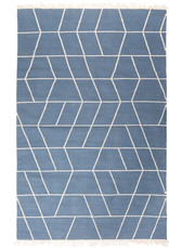 Teppich "Touko" aus recycelter Baumwolle 90x200x0.7 cm
