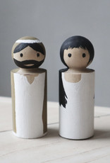 PAPURINO Mary and Josef for the Christmas Crip