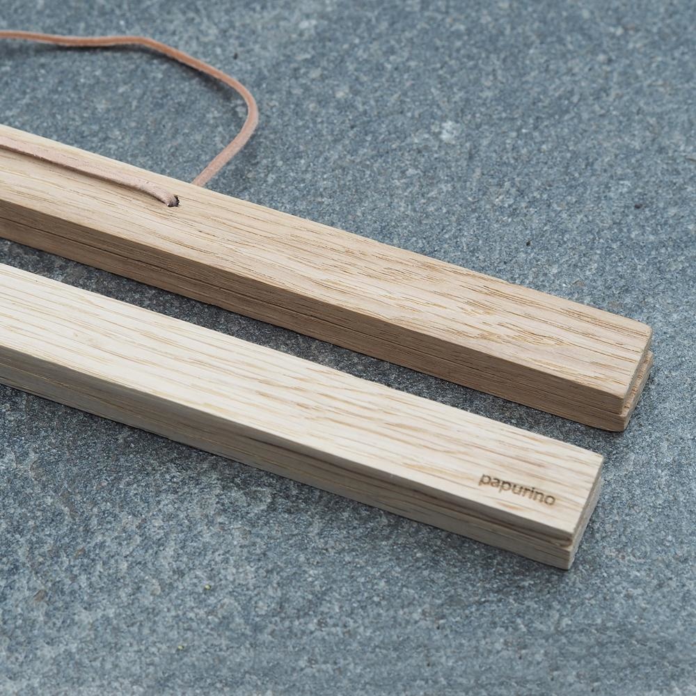 PAPURINO Magnetic poster bar 31 cm in oak/birch