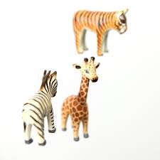 Wooden mobile "Safari Animals" handmade