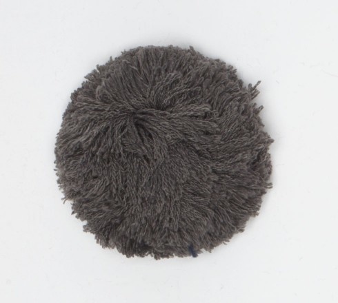 COSTO Detachable pom-pom dark grey