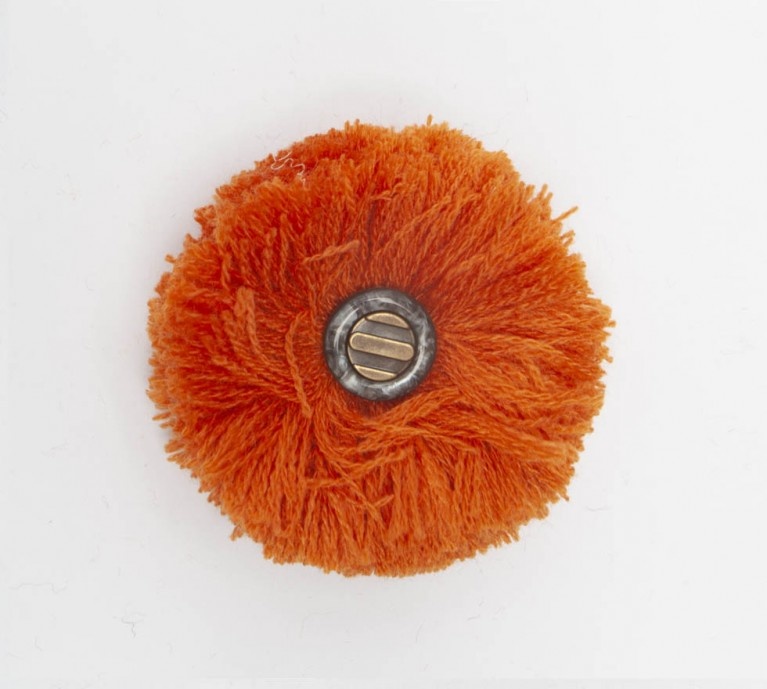 COSTO Detachable pom-pom orange