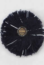 COSTO Reflecting pom-pom velvet blue