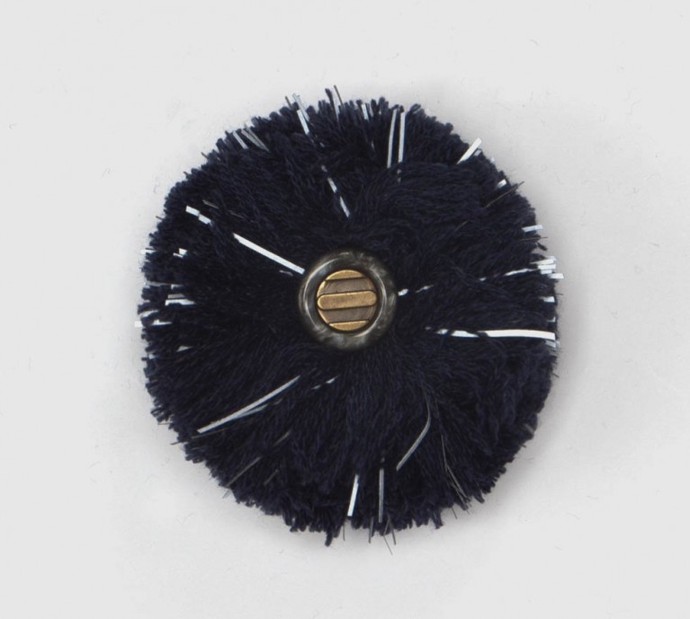 COSTO Reflecting pom-pom velvet blue