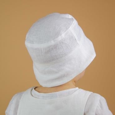 HULMU DESIGN Chapeau de pêcheur blanc pour les petits