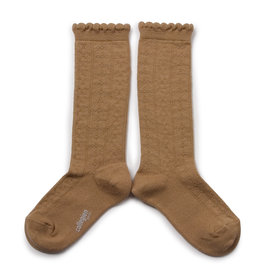 COLLÉGIEN Chaussettes "Juliette" pour enfants en Caramel au Beurre Salé