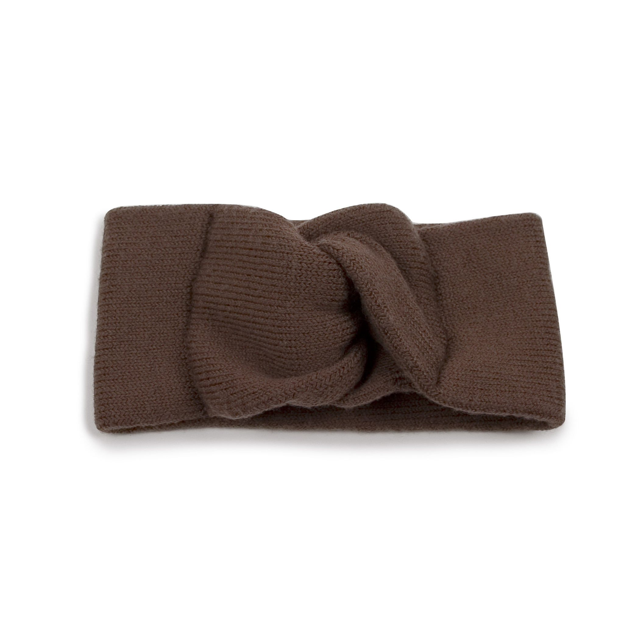 COLLÉGIEN Merino Wool headband Chocolat au Lait