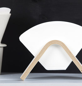 HILE / "Sola" coffee filter holder of birch plywood