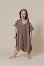 Kids bath poncho cacao coloured 61x70 cm