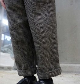 FLOOM STUDIO Kids checkered trousers brown