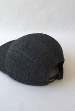 FLOOM STUDIO Casquette en laine à carreaux gris - Upcycling Material !