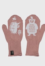 MOIKO DESIGN Kids Merino Mittens "Kamut" old rosa