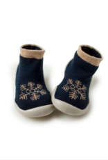 COLLÉGIEN Kids house socks blue colourd with rubber bottom