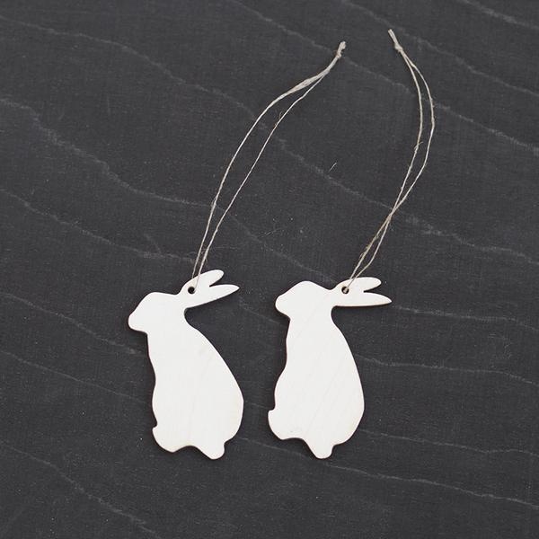 PAPURINO Wooden Bunny natural colour or black