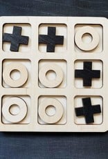 PAPURINO Jeu de Tic-Tac-Toe en bois