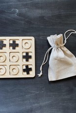 PAPURINO Tic-Tac-Toe Spiel aus Holz