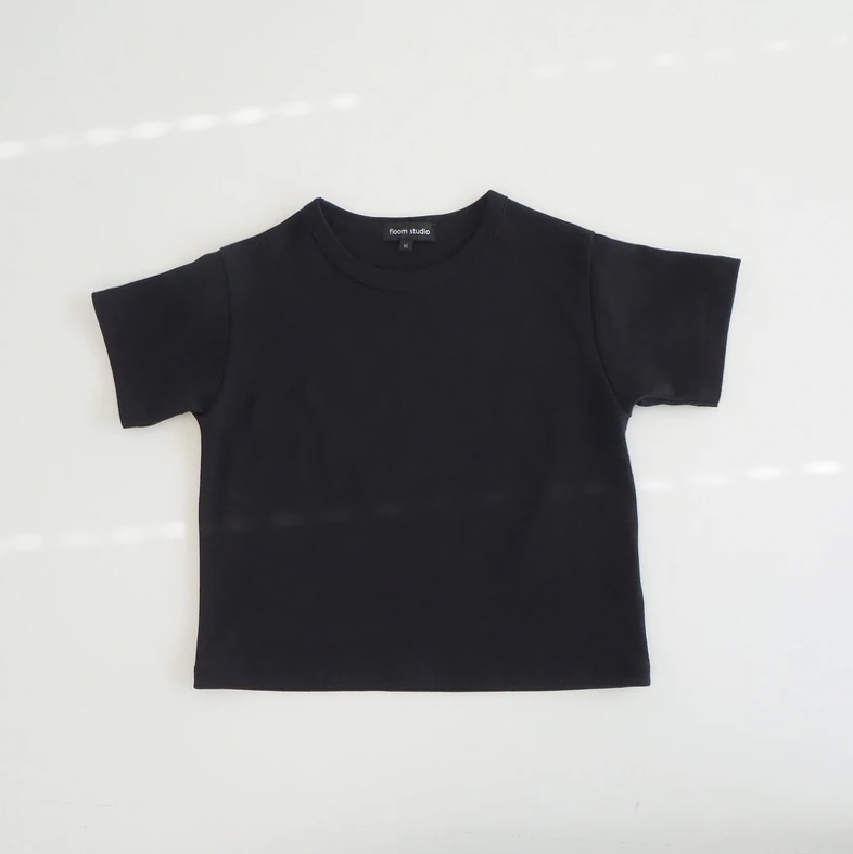 FLOOM STUDIO Kids Interlock T-Shirt black  