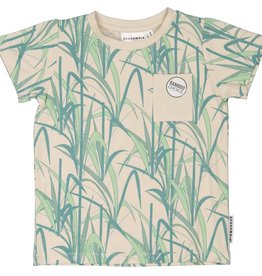 GEGGAMOJA / Kid's bamboo t-shirt green coloured