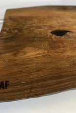 Oak wood serving board 51 x 42 cm