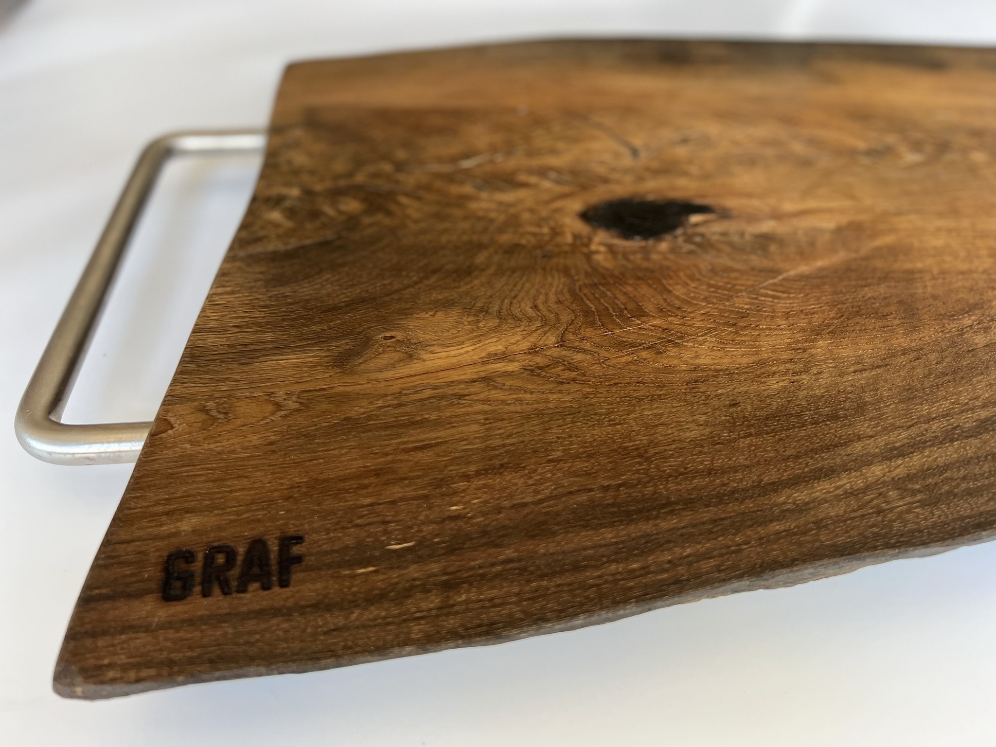 Oak wood serving board 51 x 42 cm