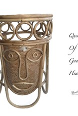 MUM'S Rattan mini table "Queen Of Good Hearts"