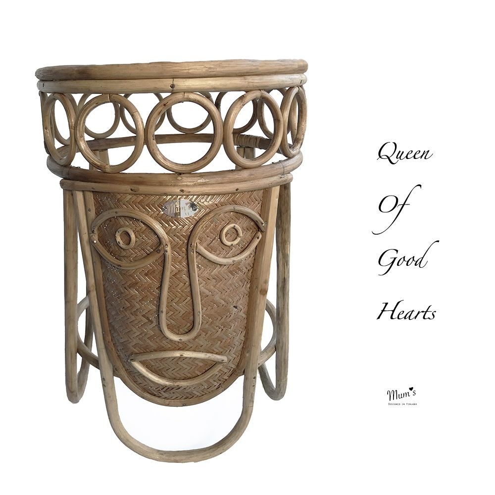 Rattan Mini-Tisch "Queen Of Good Hearts"