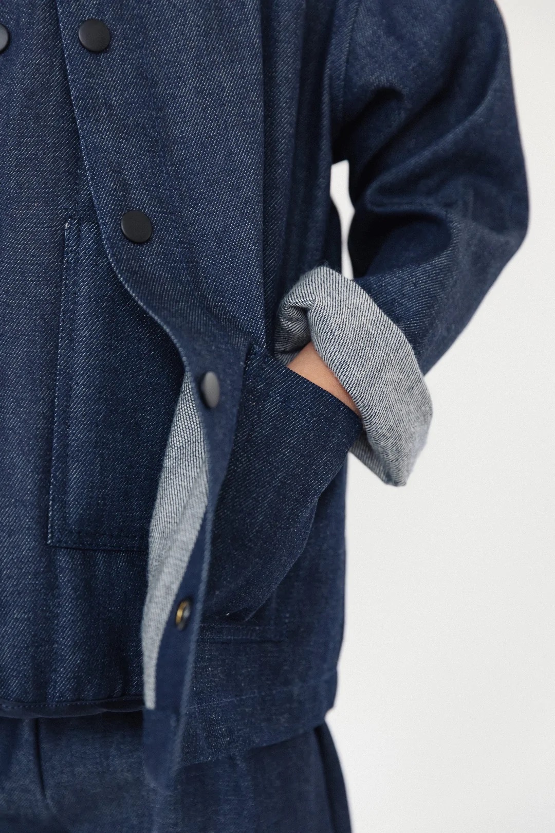 Kinder Jeansjacke indigoblau