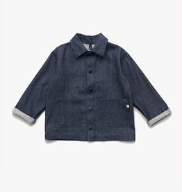 Kids denim jacket indigo blue