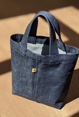 P DENIM Sac fourre-tout bleu indigo