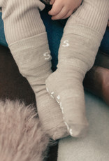 Kinder Wollsocken Pebble Grey