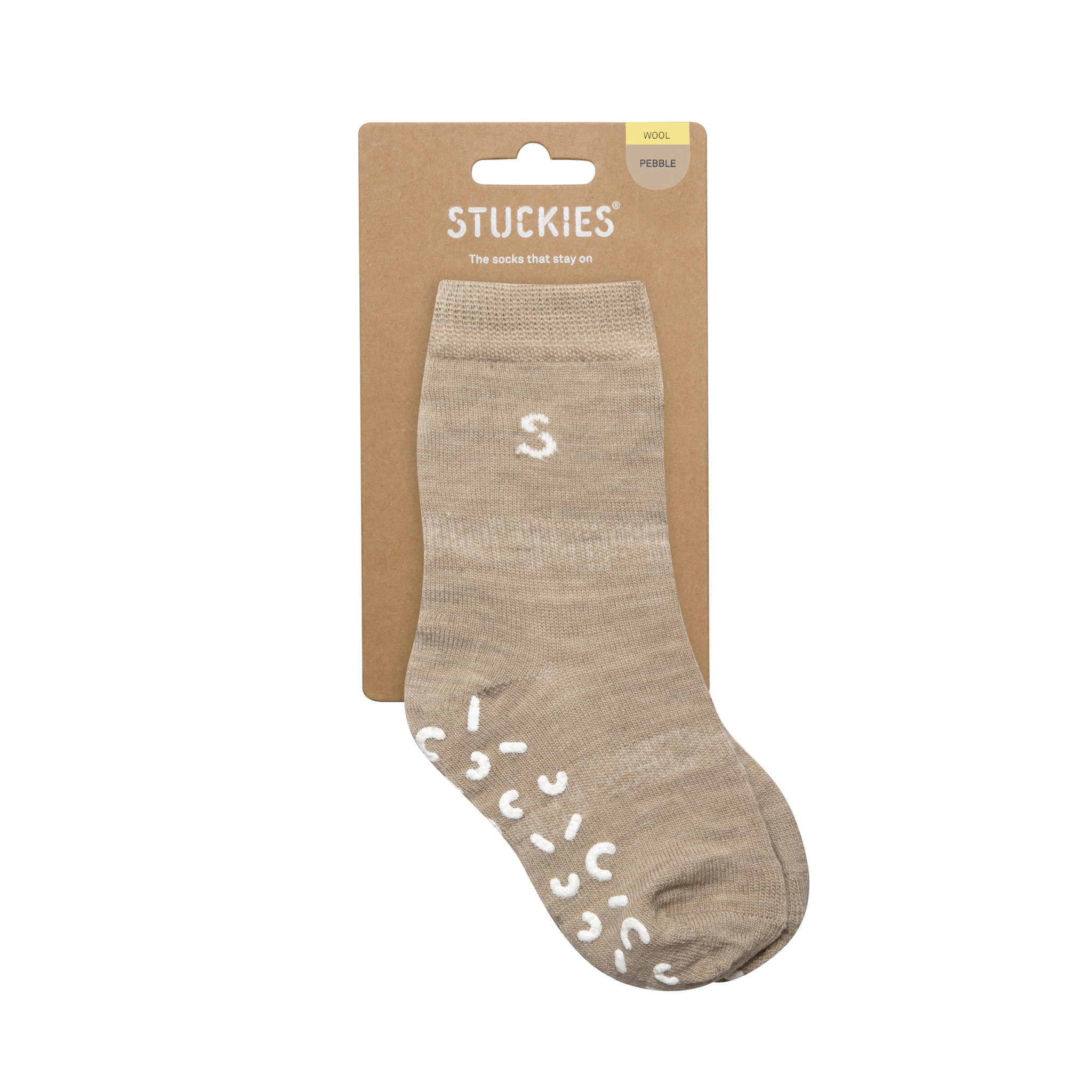 Kinder Wollsocken Pebble Grey