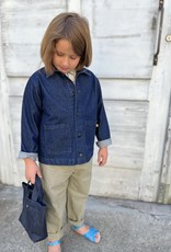 Sac fourre-tout bleu indigo