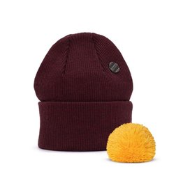 COSTO Kinder ONE SIZE Beanie Mütze burgunderrot