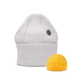 COSTO Kinder ONE SIZE Beanie Mütze in hellgrau