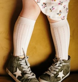 Enfants chaussettes "Leonie" agneau blanc