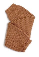 COLLÉGIEN Merino wool legwarmer caramel / night blue