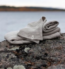 HEMPEA  Hanf-Waffelhandtuch ungefärbt beige 40x60 cm