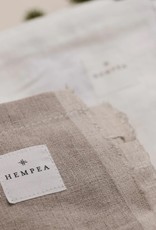 HEMPEA  Hemp bed sheet undyed beige 280 x 260 cm