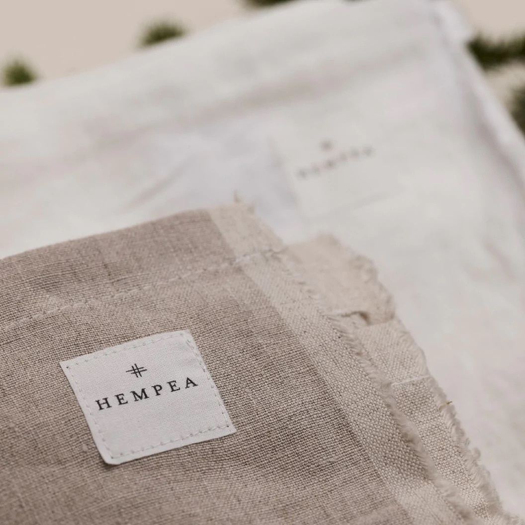 HEMPEA  Hemp Bed Sheet for Double Bed 280x260 cm