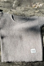 KNITWORKS Baby Merino Tunic Sweater grey/beige