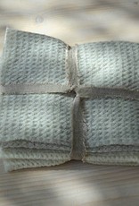 BONDEN LIVING Baby Wool Blanket Blue/White 67 x 82 cm - NEW THIN GOOD QUALITY