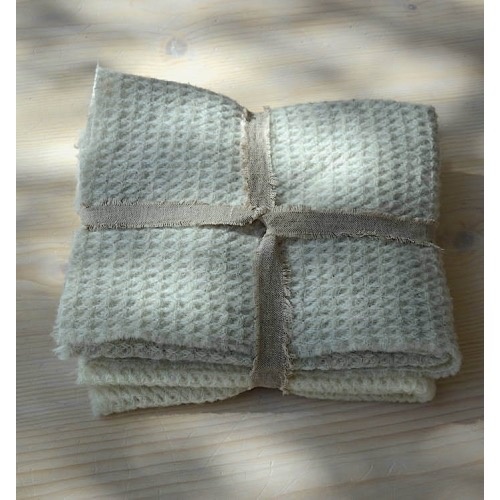 BONDEN LIVING Baby Wool Blanket Blue/White 67 x 82 cm - NEW THIN GOOD QUALITY