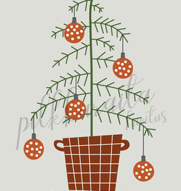 PILKKURAITA Post card A6 "Huonekuusi"